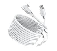 AMVR 16FT (5 m) Cable de conexión compatible con Meta Quest 3/3s/2/Pro y Pico 4 Series - Línea de datos USB-C de hasta 5 Gbps a USB 3.0 para juegos de PC y transmisión SteamVR