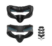 AMVR Facial Interface Face Pad Cover Compatible con Meta/Oculus Quest 3S Accesorios (para Elite/Stock headstrap)
