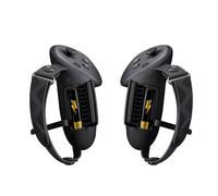 AMVR Funda de Agarre Controlador Compatible con Meta/Oculus Quest 3S/3 Accesorios, Tapa de Apertura de Batería y Protector (tamaño estándar)