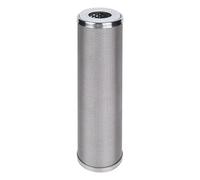 Amwater Cartucho de filtro de malla de alambre limpiable de acero inoxidable de 10 pulgadas de longitud, 2.5 pulgadas OD (300 micras)