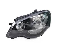 Amxaqjc Faros Delanteros Para VW Para POLO 9N3 2006-10 Parachoques Delantero Faro Delantero Lámpara Antiniebla Conjunto Faros Delanteros Tipo Blanco Negro(Black Shell-Left)