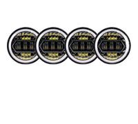 Amxaqjc Para 325i 528i 535i 735i E30 4X 5-3/4 5,75" Faro LED Para Luces De Giro Para DRL Montaje De Faros(Black 3)