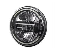 Amxaqjc Para Hummer H1 H2 2003-2009 Conjunto De Faros Delanteros LED De 7 Pulgadas Luces De Circulación Diurna De 12V 24V. Faros Principales Coche(1Piece Black)