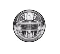 Amxaqjc Para Hummer H1 H2 2003-2009 Conjunto De Faros Delanteros LED De 7 Pulgadas Luces De Circulación Diurna De 12V 24V. Faros Principales Coche(1Piece Chrome)