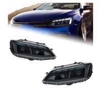 Amxaqjc Para Jetta Mk6 2011-2019 RS5 Diseño LED Proyector De Faros Señal Dinámica Para DRL Estilo Coche Delanteros Montaje De Faros(Led,RHD)