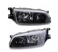 Amxaqjc Para SVX Para Starex H1 2000-2003 Parachoques Delantero Faro Delantero Lámpara Conducción Delantera SIN Bombilla Faros Principales Coche(Black Type)