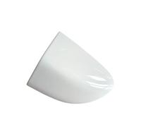 Amxaqjc Para VW Para Passat B6 B7 2006-2011 Para CC 2009-2017 3C0837879 LHD Tapa Cubierta Manija Cilindro Cerradura Puerta Izquierda Plateada Tiradores Exteriores Coche(LY9H Polar White)