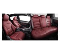 Amxaqjc Protector Asiento Coche para Chevrolet para Captiva para Cavalier para Malibu para XL para Cobalt para Cruze para Orlando Fundas para Asientos Coche(Full Set-Wine Red)
