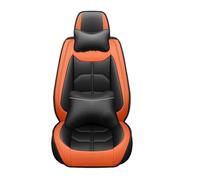 Amxaqjc Protector Asiento Coche para Hyundai para Solaris para Sonata para Creta para Encino para Elantra Ix25 Ix35 para Kona Cubierta Asiento Coche(Black Orange 5 Seat M)