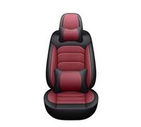 Amxaqjc Protector Asiento Coche para Mitsubishi para Outlander para ASX para Eclipse para Lancer para Pajero para Zinger para Galant Cubierta Asiento Coche(Black Red 5 Seats E)