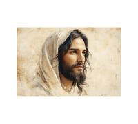 AMXBZC Abstracto Cuadros póster de lienzo Póster retro de Jesús Baño imágenes estéticas,decoración de pared bohemia para salón o dormitorio（Beige-30x40cm Sin marco