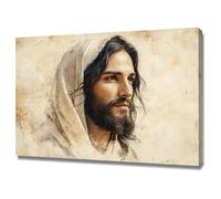 AMXBZC Abstracto Cuadros póster de lienzo Póster retro de Jesús Baño imágenes estéticas,decoración de pared bohemia para salón o dormitorio（Beige-80x120cm Enmarcado