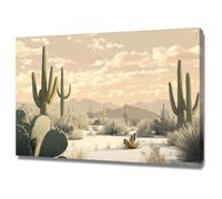 AMXBZC cuadros bohemios modernos Paisaje botánico tropical Nórdico Minimalistas Plantas cuadros, Comedor Oficina Pasillo Cocina Y Baño（Beige-20x30cm Enmarcado