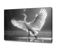 AMXBZC Laminas Decorativas animales safari africano Animal Blanco y Negro Habitacion Bebe Impresión en Lienzo, Cuadros para Sala de estar Baño Corredo（Beige-60x90cm Enmarcado