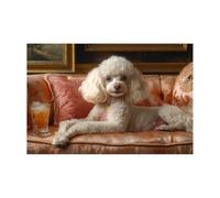 AMXBZC Laminas Decorativas animales safari africano Animales graciosos y adorables Moderno Lienzo Pintura Imagen cuadros salon dormitorios baño decoración（Rosa-50x70cm Sin marco