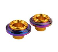 AMXHYVS Almohadillas Protectoras para Accesorios Eléctricos De Aluminio De Motocicleta, Protectores Antichoque, Copas Deslizantes con Absorción De Impactos. Moto Deslizador De Cuadro(Yellow)