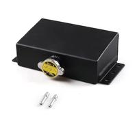 AMXHYVS Tanque Expansión Refrigerante Aluminio Universal 1.6 L Depósito Desbordamiento Depósito Recuperación Tanque Expansión Refrigerante Motor Tanque De Reserva Radiadores de Motocicleta(Black)
