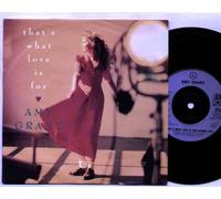 AMY GRANT - AMY GRANT - THAT'S WHAT LOVE IS FOR - 7 inch vinyl / 45