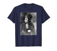 Amy Winehouse Vintage Tribute - Jazz Soul Music Presente Camiseta, Hombre, Azul Marino, 5XL