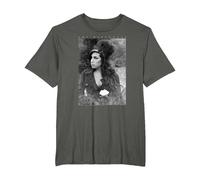 Amy Winehouse Vintage Tribute - Jazz Soul Music Presente Camiseta, Hombre Tallas Grandes, Asfalto, 3X Alto