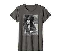 Amy Winehouse Vintage Tribute - Jazz Soul Music Presente Camiseta, Mujer, Asfalto, S
