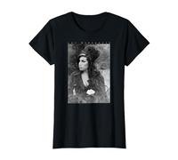 Amy Winehouse Vintage Tribute - Jazz Soul Music Presente Camiseta, Mujer, Negro, L