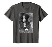 Amy Winehouse Vintage Tribute - Jazz Soul Music Presente Camiseta, Niños, Asfalto, 10 años
