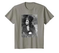 Amy Winehouse Vintage Tribute - Jazz Soul Music Presente Camiseta, Niños, Pizarra, 10 años