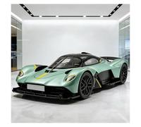 AMYALIN Coche Modelo 1:18 para Aston Martin para Valkyrie Coche De Aleación Fundido A Presión Colección(Verde)