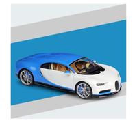 AMYALIN Coche Modelo 1:18 para Bugatti para Chiron 2016 Coche De Metal Fundido A Presión Modelo De Vehículo Colección(Blanco)