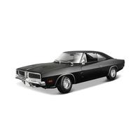 AMYALIN Coche Modelo 1:18 para Dodge para Charger R/T 1969 Modelos De Coches De Aleación Fundidos A Presión Colección