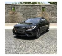 AMYALIN Coche Modelo 1:18 para Genesis G80 Colección De Modelos De Coches De Metal Fundido A Presión Colección(Negro)