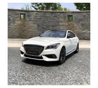 AMYALIN Coche Modelo 1:18 para Genesis G80 Colección De Modelos De Coches De Metal Fundido A Presión Colección(Blanco)