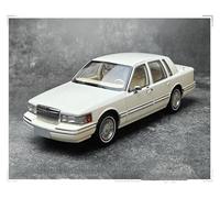 AMYALIN Coche Modelo 1:18 para Lincoln para Town Car Coche De Fundición A Presión Estático para Colecciones Colección(Blanco)