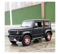 AMYALIN Coche Modelo 1:18 para Suzuki para Jimny SUV Coche De Aleación con Ruedas De Repuesto para Coleccionistas Colección(Negro)