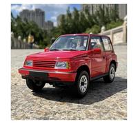 AMYALIN Coche Modelo 1:18 para Suzuki para Vitara para Escudo Colección De Vehículos Todoterreno En Miniatura De Aleación Fundida Colección(Rojo)