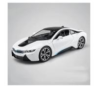 AMYALIN Coche Modelo 1:22 para BMW I8 Modelo A Escala De La Colección Car Alloy Colección(Blanco)