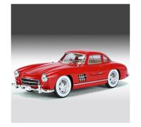AMYALIN Coche Modelo 1:24 para Benz 300SL Modelo De Coche De Aleación De Zinc Fundido A Presión para Coleccionar Y Decorar Colección(Rojo)