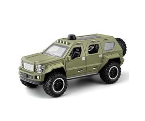 AMYALIN Coche Modelo 1:24 para George para Patton Adornos De Coches A Escala De Aleación Fundida A Presión Colección(Verde)