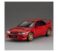 AMYALIN Coche Modelo 1:32 para BASURU para Impreza Adornos De Exhibición para Maquetas De Coches De Aleación Metálica Fundida A Presión Colección(Rojo)