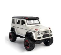 AMYALIN Coche Modelo 1:32 para Benz G500 Colección De Modelos De Coches De Aleación De Metal Fundido A Presión Colección(Blanco)