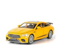 AMYALIN Coche Modelo 1:32 para Benz para AMG GT63S Colección De Modelos De Coches De Aleación De Metal Fundido A Presión Colección(Amarillo)