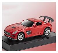 AMYALIN Coche Modelo 1:32 para Benz para SLS Colección De Maquetas De Coches De Aleación Colección(Rojo)