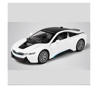 AMYALIN Coche Modelo 1:32 para BMW I8 Modelo De Coche De Aleación Metálica para Exhibición Colección(Blanco)