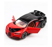 AMYALIN Coche Modelo 1:32 para Bugatti para Chiron Colección De Modelos A Escala De Metal Fundido A Presión Colección(Rojo)