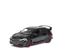 AMYALIN Coche Modelo 1:32 para Civic para Type-R Modelo De Coche De Aleación De Metal Fundido A Presión para Aficionados Colección(Negro)