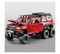 AMYALIN Coche Modelo 1:32 para Dodge para T-Rex Colección De Coches A Escala De Aleación Metálica Colección(Rojo)