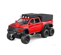 AMYALIN Coche Modelo 1:32 para Dodge para Tyrannosaurus para Rex Modelo De Coche De Aleación Metálica para Exhibición Colección(Rojo)