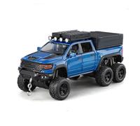AMYALIN Coche Modelo 1:32 para Dodge para Tyrannosaurus para Rex Modelo De Coche De Aleación Metálica para Exhibición Colección(Azul)