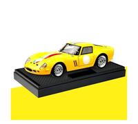 AMYALIN Coche Modelo 1:32 para Ferrari 250GTO Adorno De Exhibición De Coche A Escala De Aleación Metálica Colección(Amarillo)